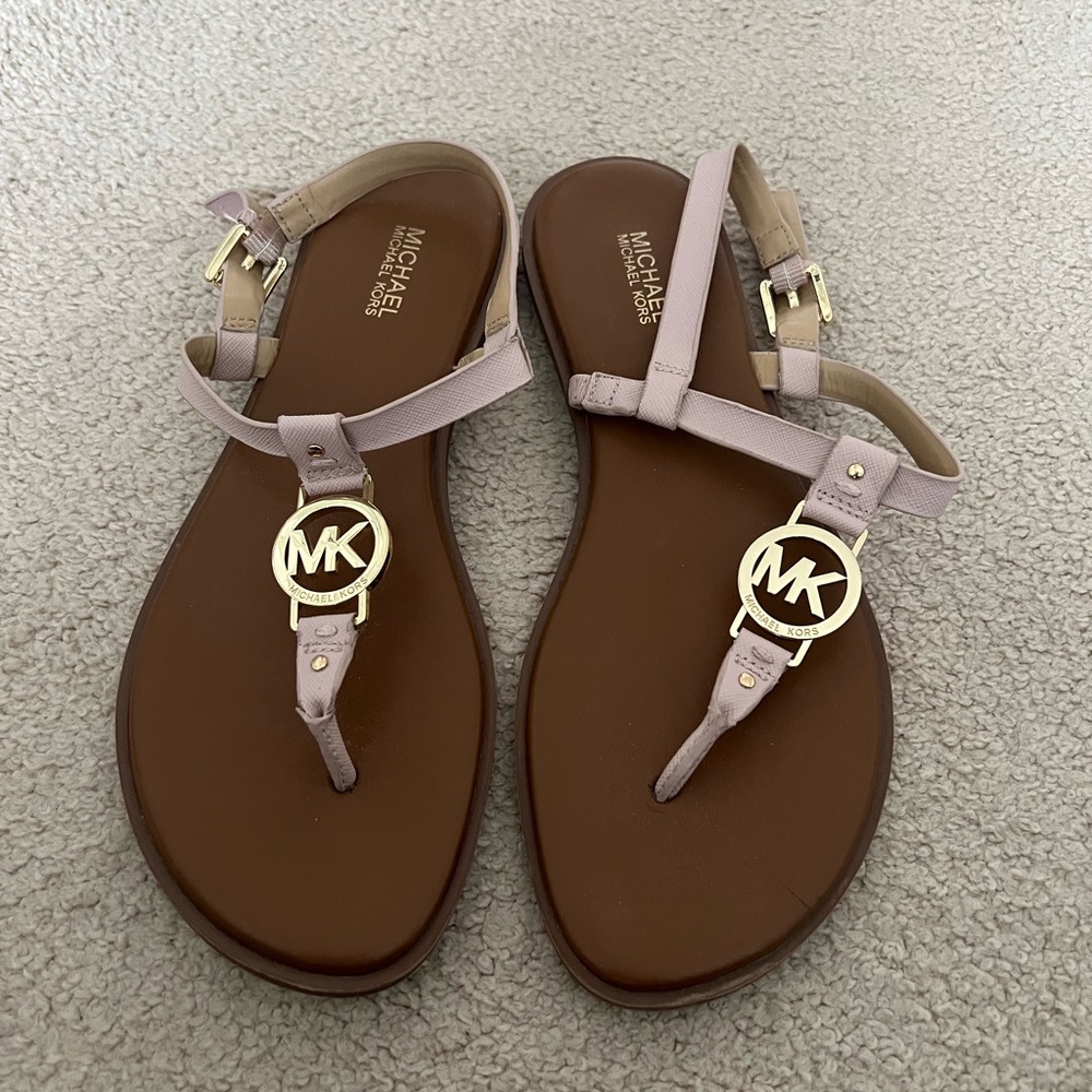 Michael Kors Sandra Thong Slingback Sandals